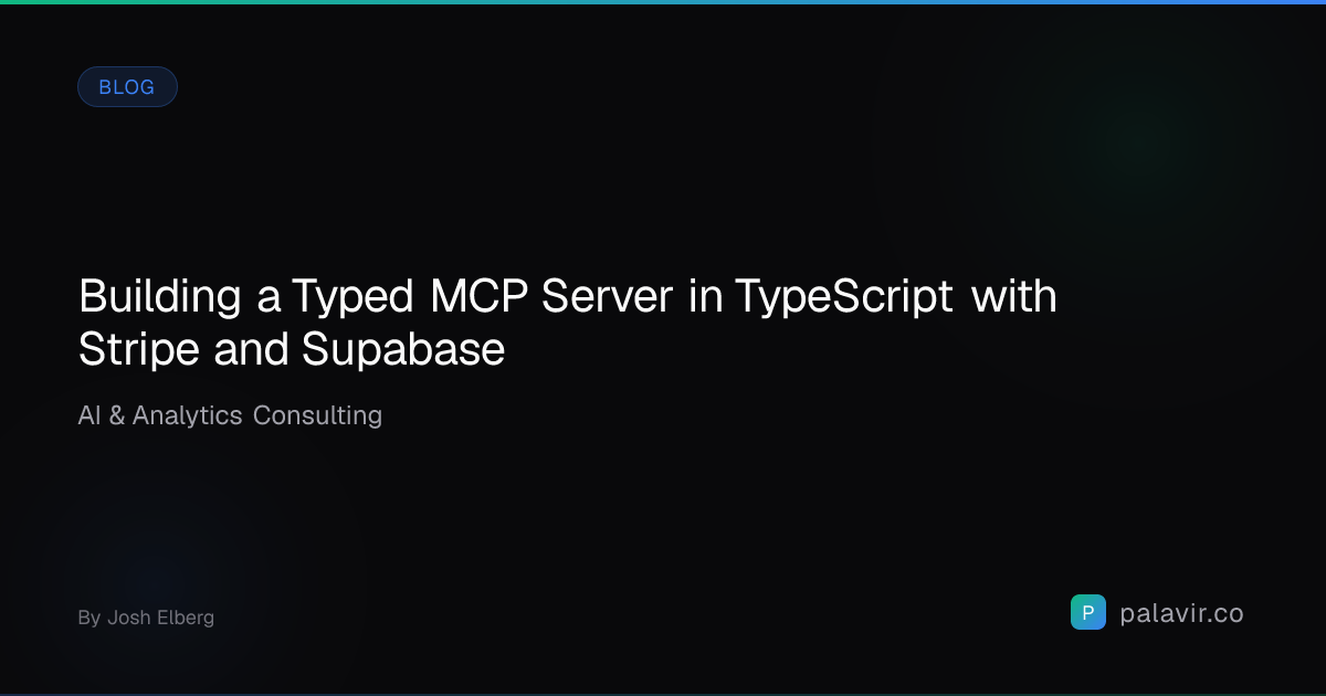 Building a Typed MCP Server in TypeScript with Stripe and Supabase ...